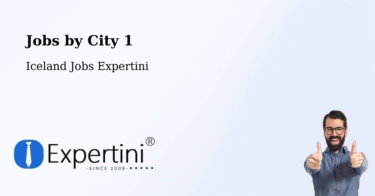 City Jobs in Iceland - Expertini